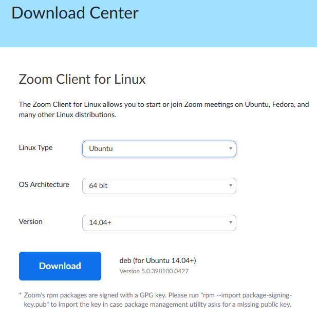 download center linux